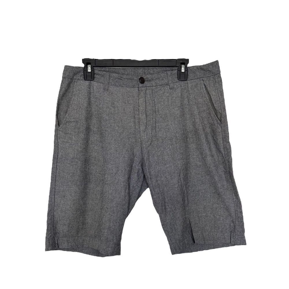 Giordano Men’s Gray Mid-Rise‎ Bermuda Shorts Size 34
